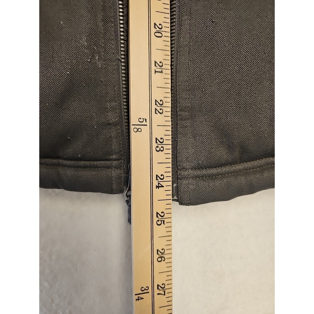 Cabela's Primaloft Winter Vest Sherpa Lined Petite Small Women Gray Full Zip - Picture 4 of 10